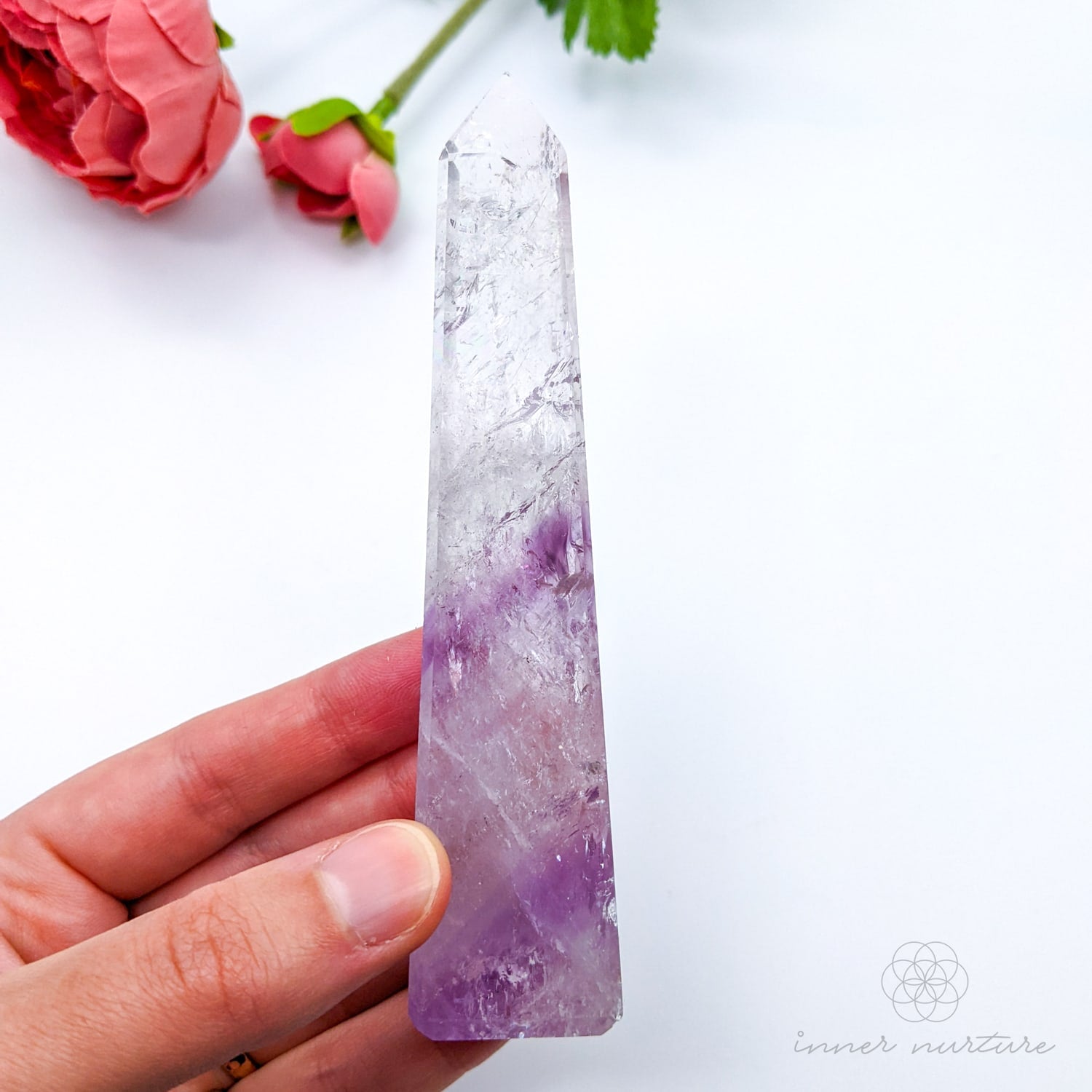 Amethyst Phantom Obelisk - #1 | Crystal Shop Australia - Inner Nurture