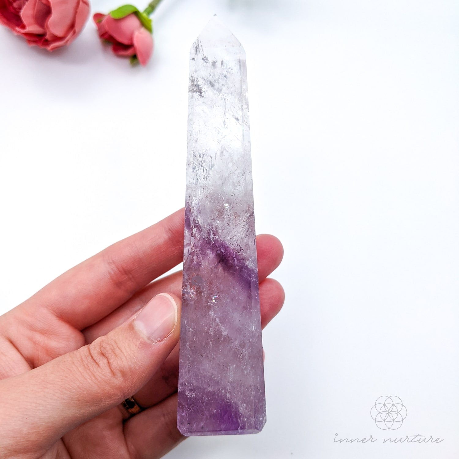 Amethyst Phantom Obelisk - #1 | Crystal Shop Australia - Inner Nurture