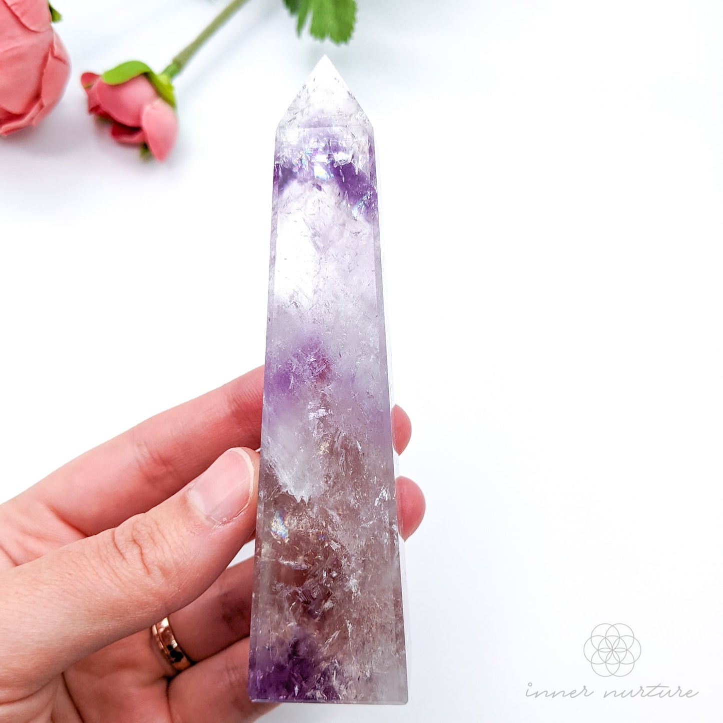 Amethyst Phantom Obelisk - #2 | Crystal Shop Australia - Inner Nurture