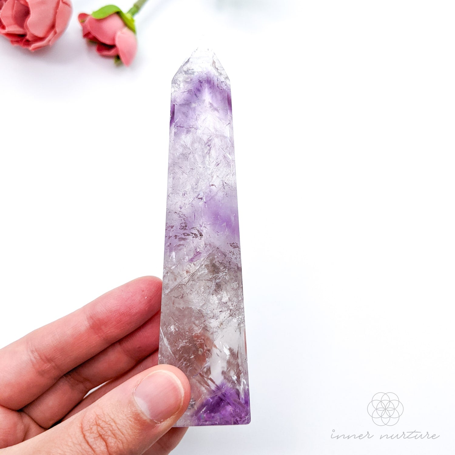 Amethyst Phantom Obelisk - #2 | Crystal Shop Australia - Inner Nurture