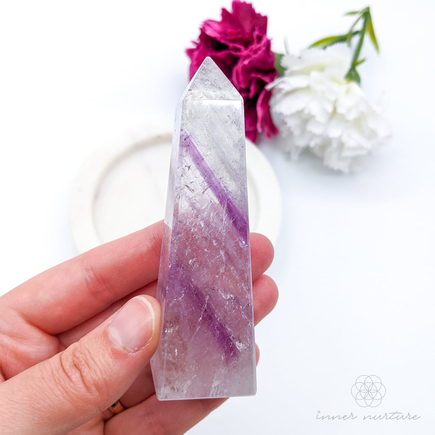 Amethyst Phantom Obelisk - #10 | Crystal Shop Australia - Inner Nurture