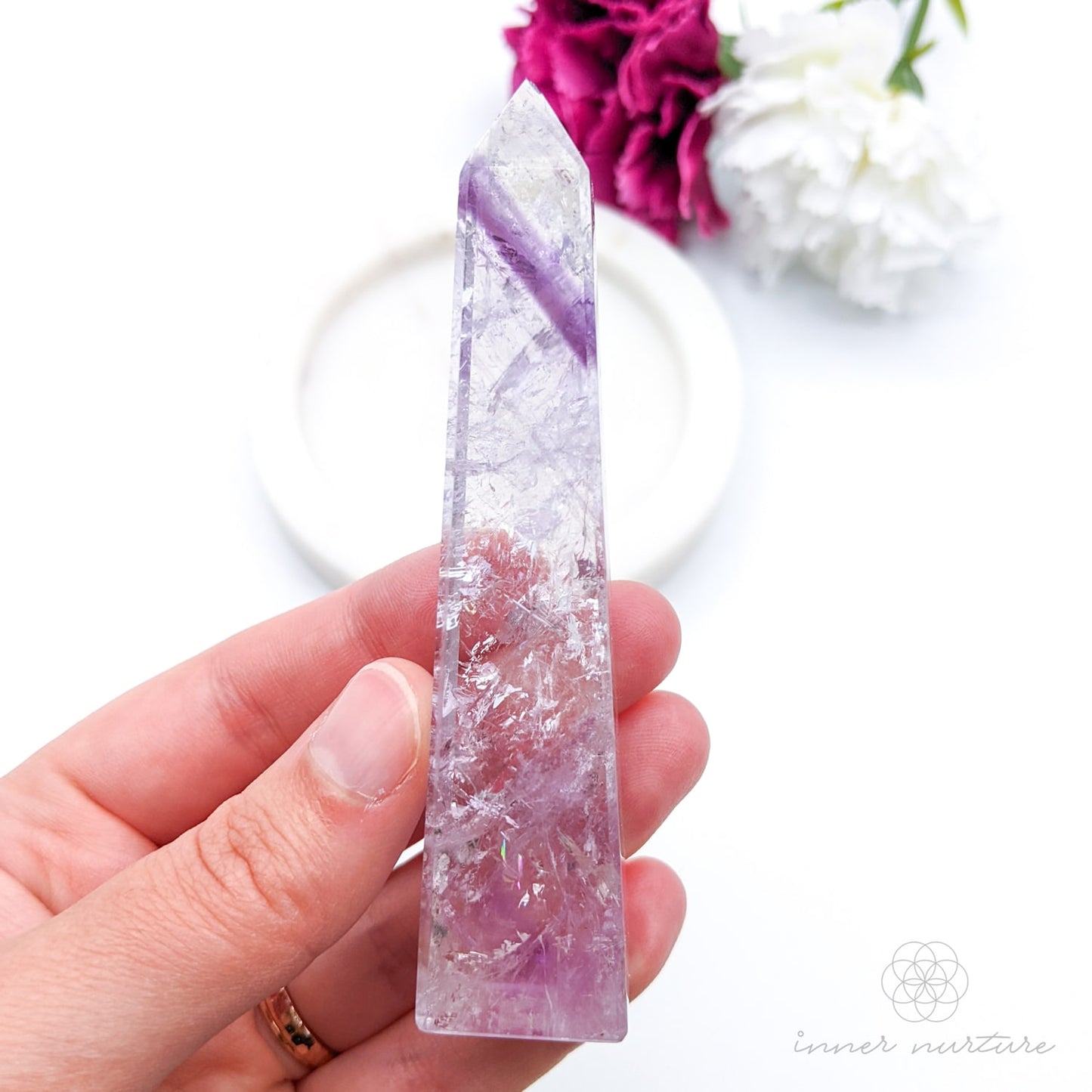 Amethyst Phantom Obelisk - #11 | Crystal Shop Australia - Inner Nurture