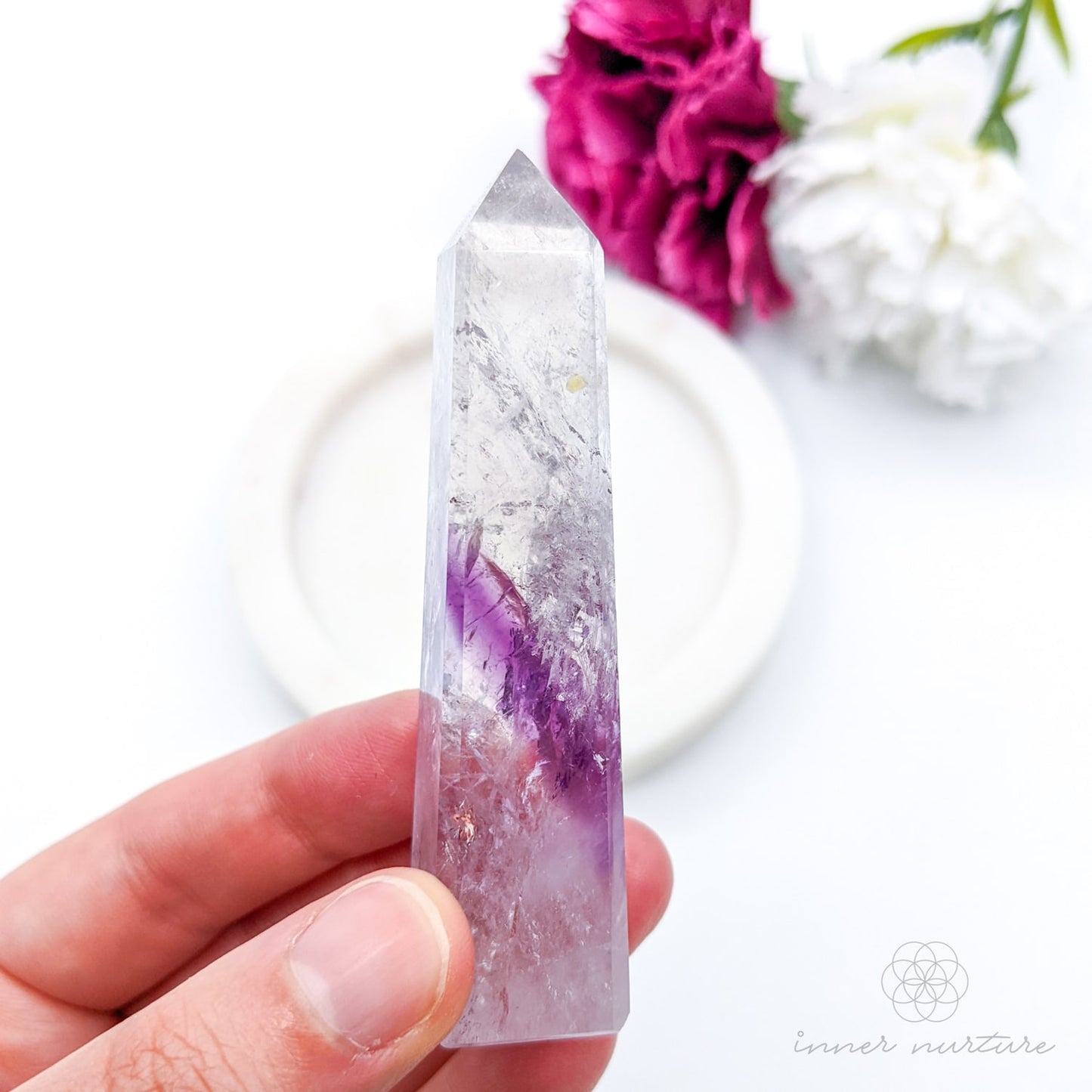 Amethyst Phantom Obelisk - #12 | Crystal Shop Australia - Inner Nurture