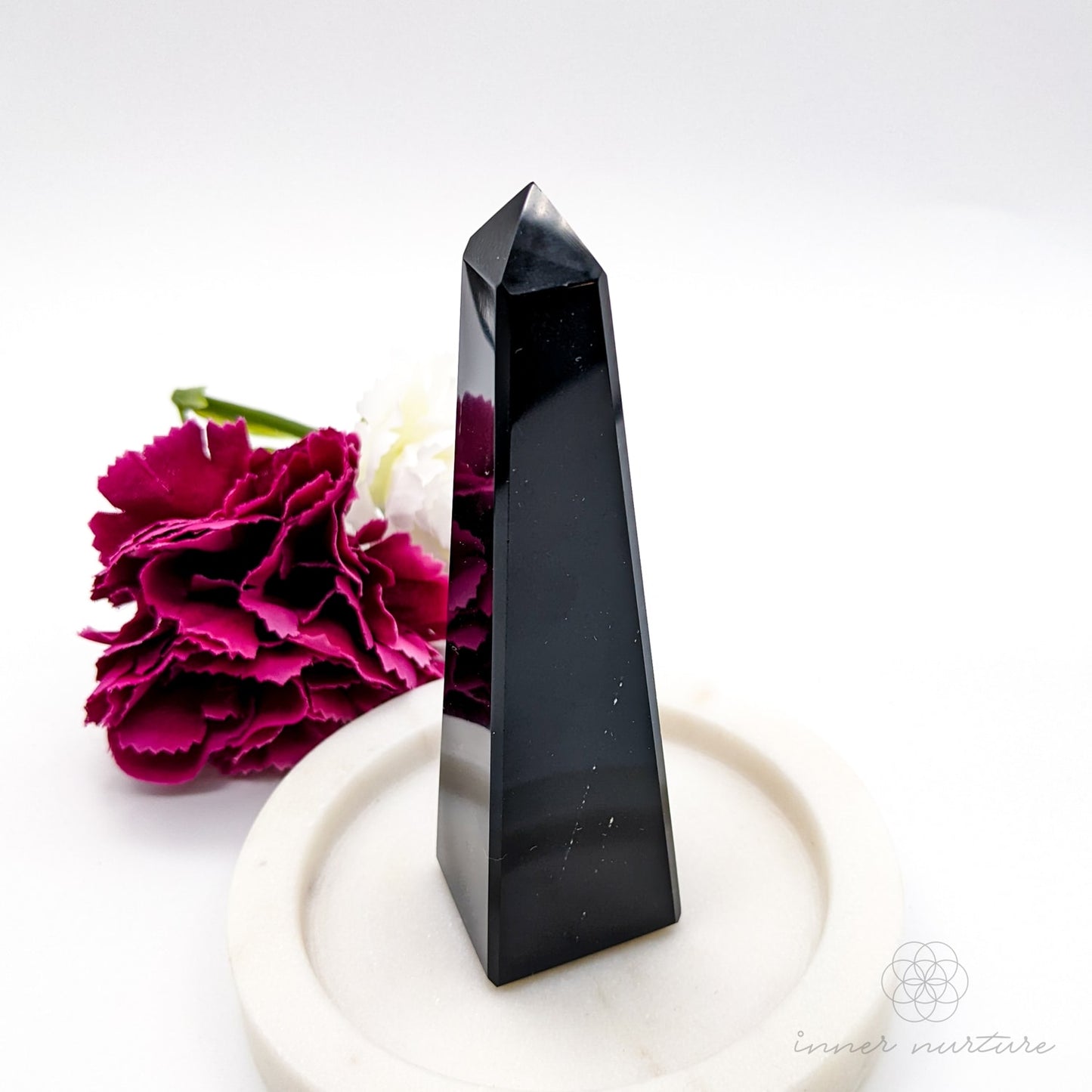 Black Obsidian Obelisk - #3 | Crystal Shop Australia - Inner Nurture