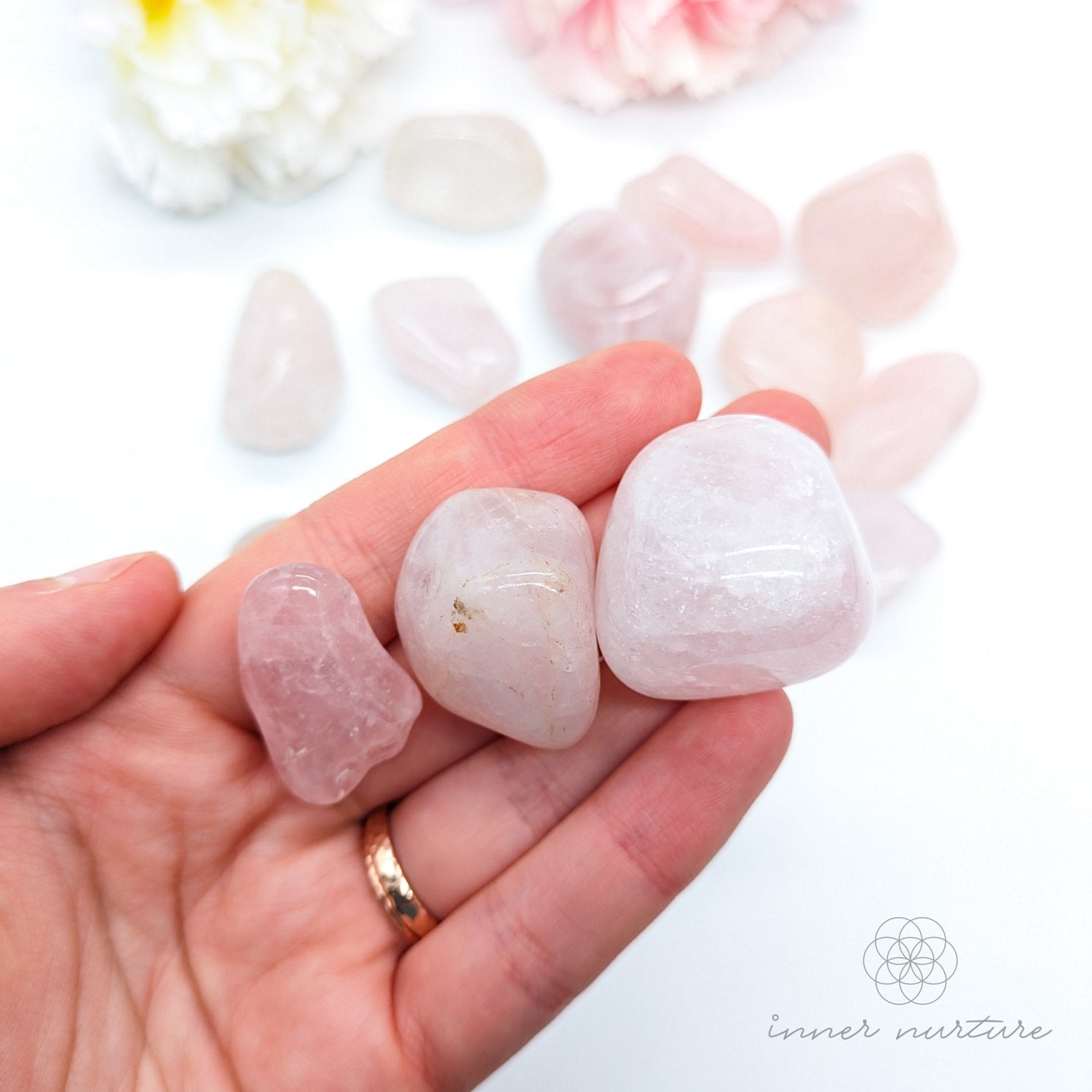 Rose Quartz Tumble | Crystal Shop Australia - Inner Nurture