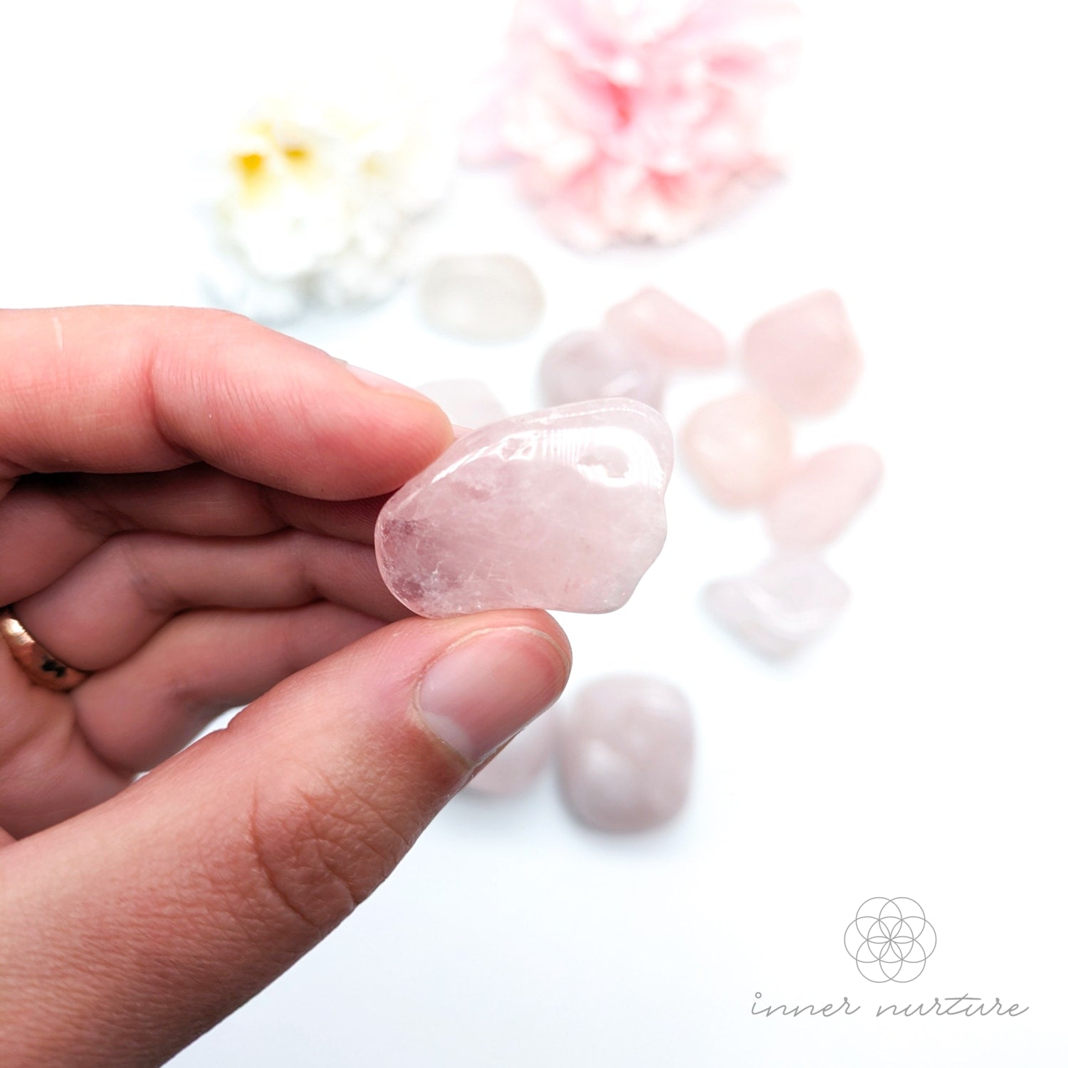 Rose Quartz Tumble | Crystal Shop Australia - Inner Nurture