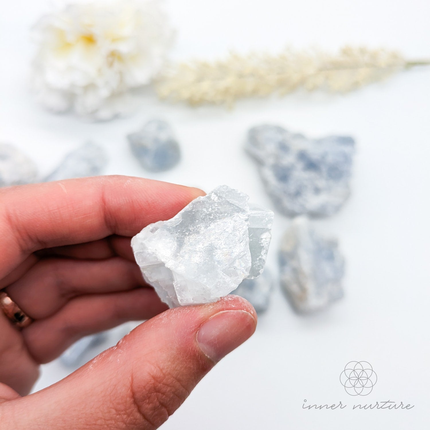Blue Calcite Rough | Crystal Shop Australia - Inner Nurture
