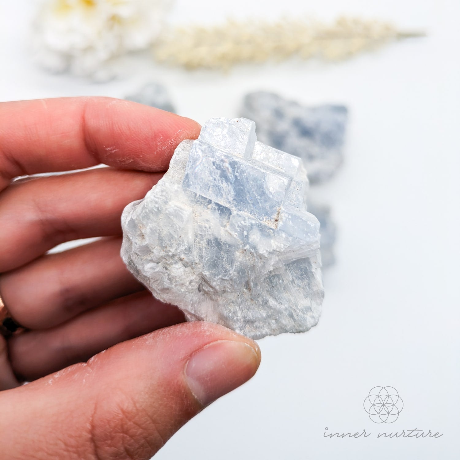Blue Calcite Rough | Crystal Shop Australia - Inner Nurture