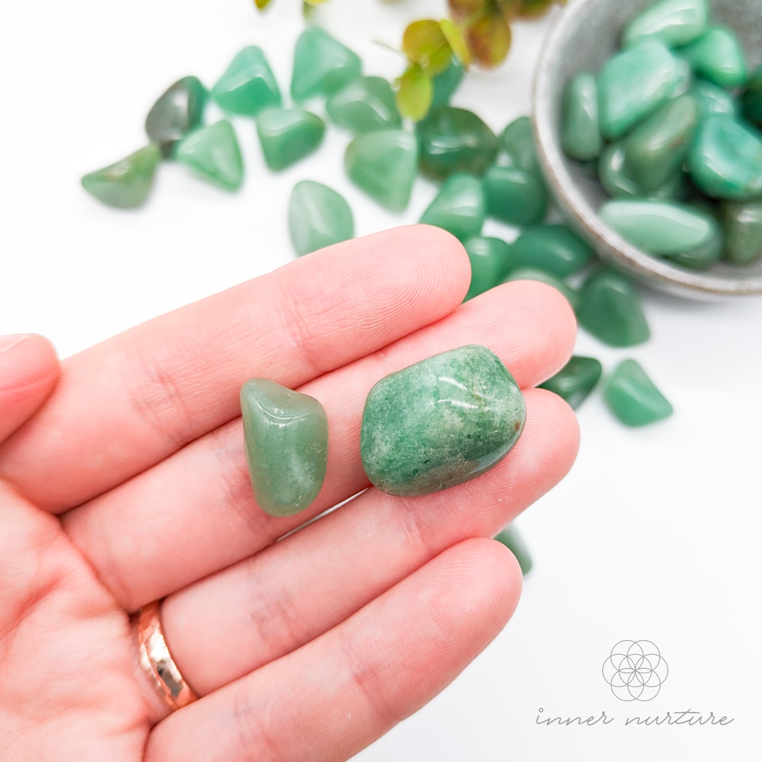 Green Aventurine Tumble - Online Crystal Shop Australia | Inner Nurture - Ethically Sourced