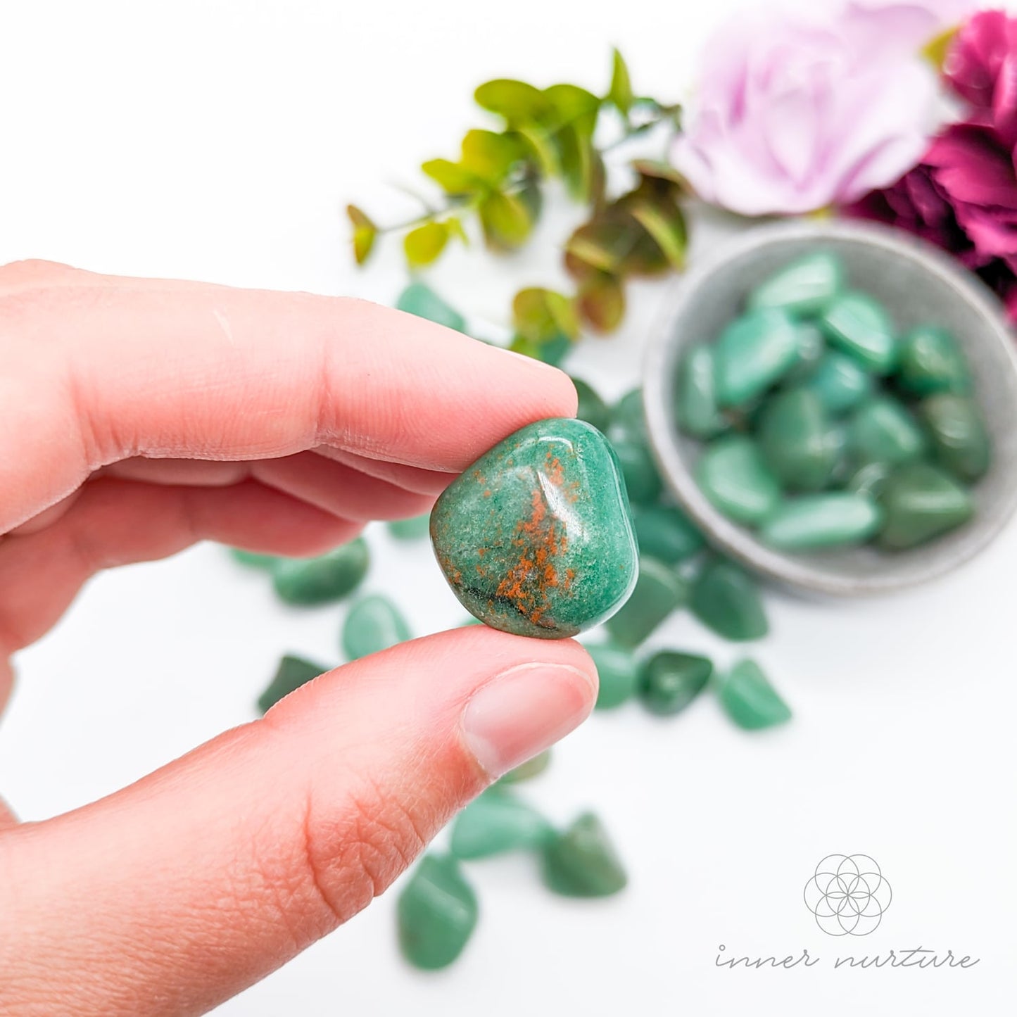 Green Aventurine Tumble - Online Crystal Shop Australia | Inner Nurture - Ethically Sourced