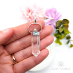 Clear Quartz Double Terminated Pendant - Sterling Silver | Shop Crystal Jewellery Australia - Inner Nurture