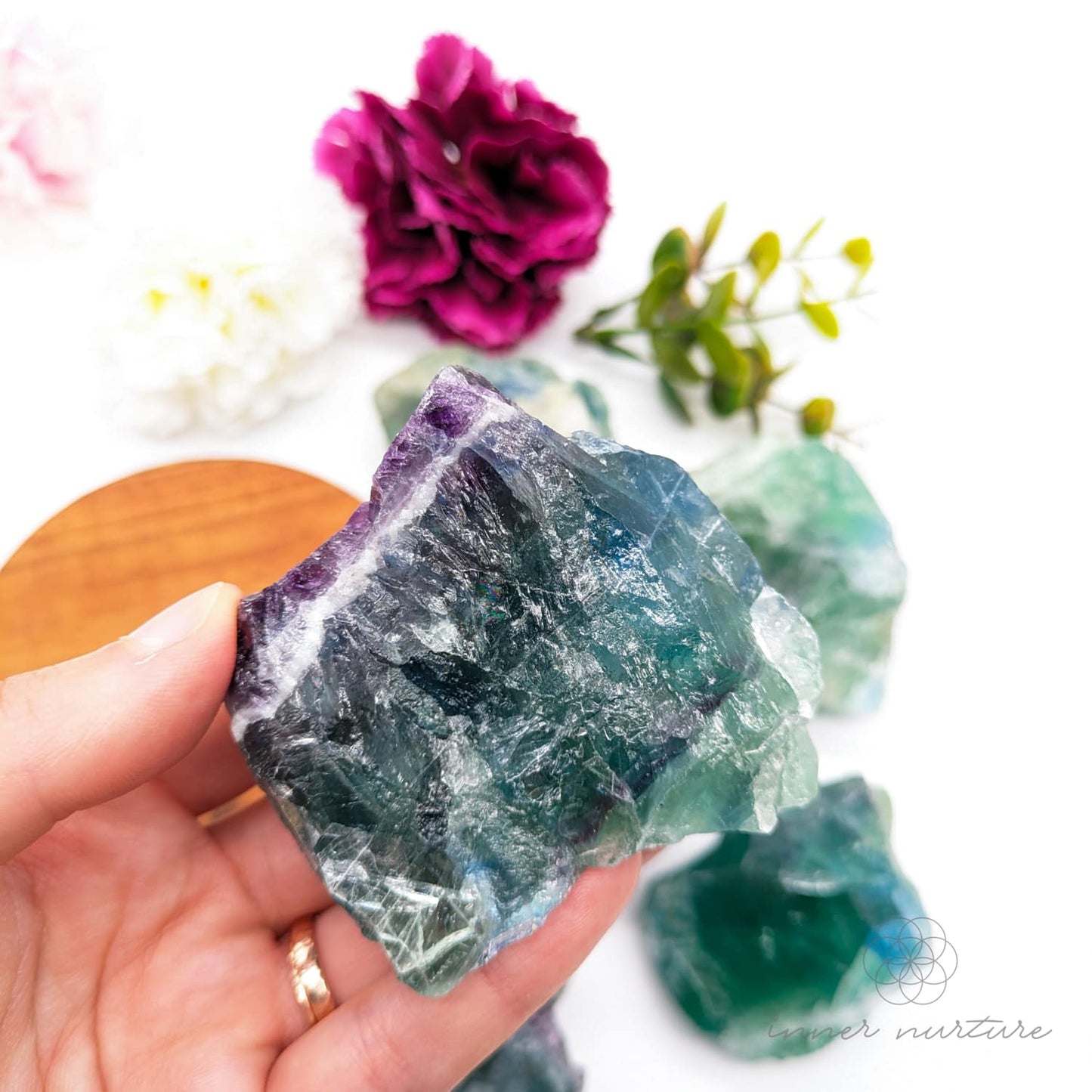 Rainbow Fluorite Rough Specimen | Crystal Shop Australia - Inner Nurture