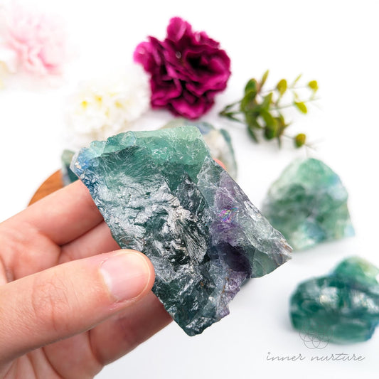 Rainbow Fluorite Rough Specimen | Crystal Shop Australia - Inner Nurture