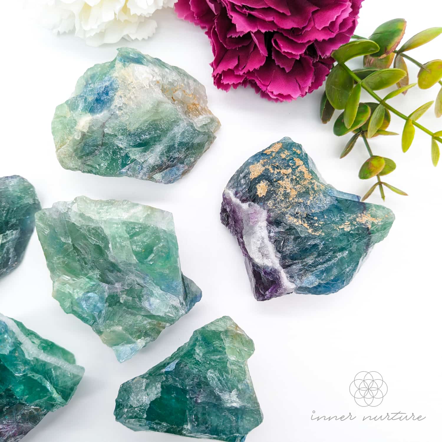 Rainbow Fluorite Rough Specimen | Crystal Shop Australia - Inner Nurture