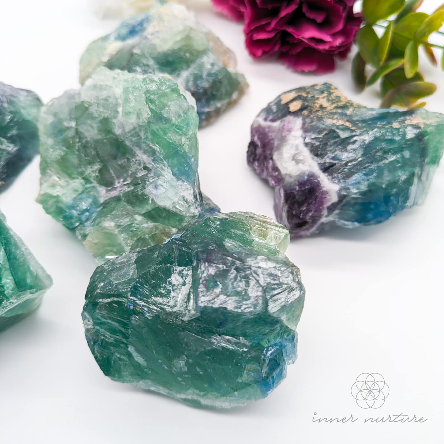 Rainbow Fluorite Rough Specimen | Crystal Shop Australia - Inner Nurture