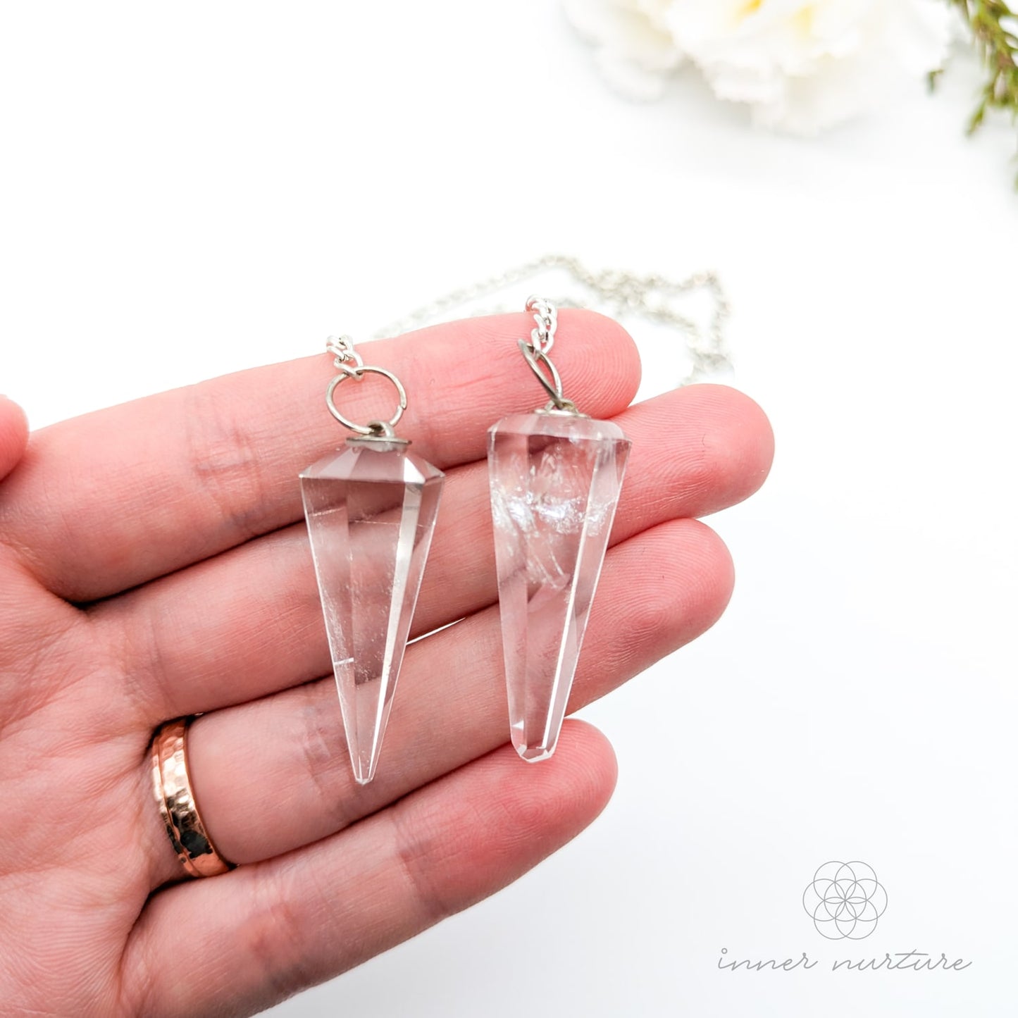 Clear Quartz Pendulum | Crystal Shop Australia - Inner Nurture