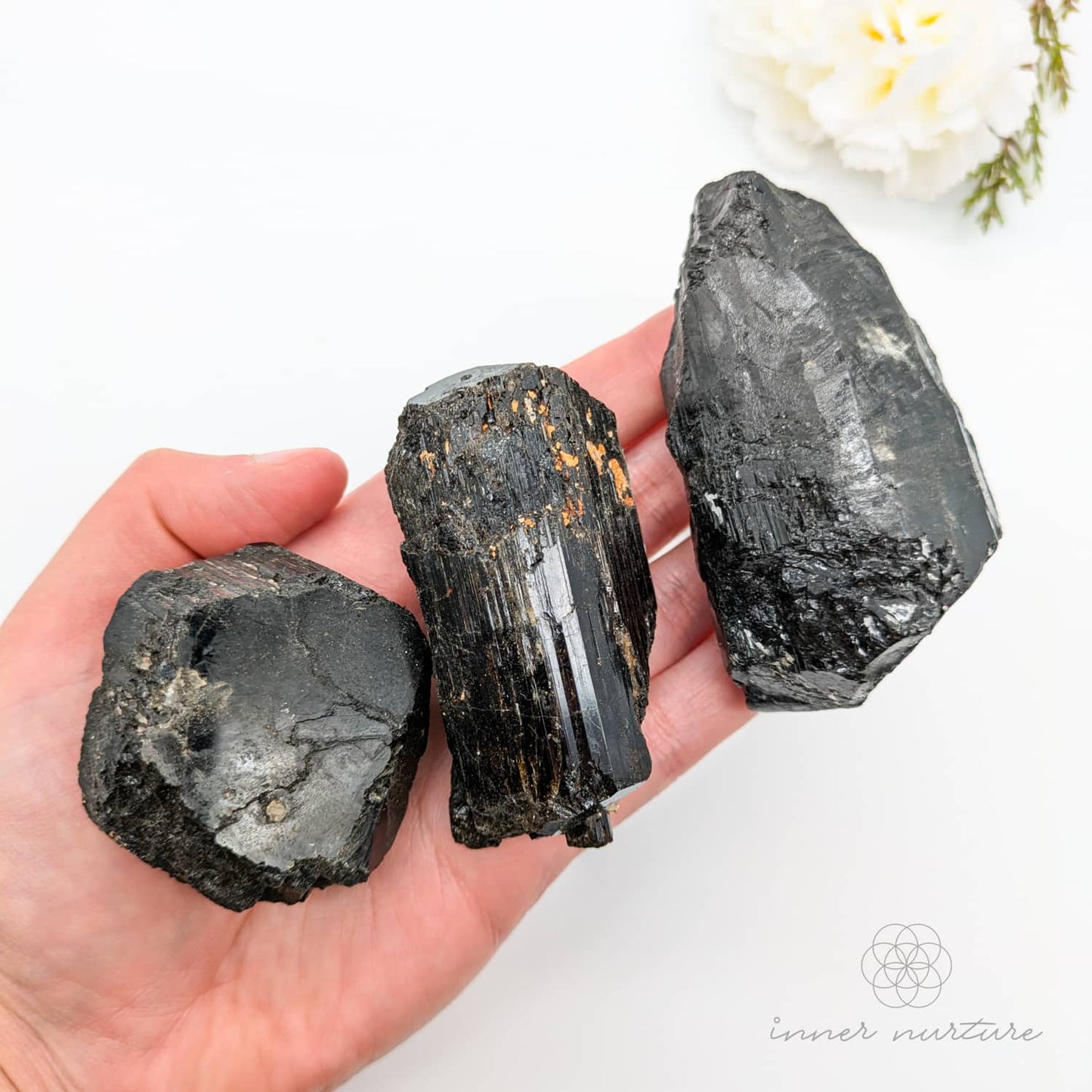 Black Tourmaline Rough | Crystal Shop Australia - Inner Nurture