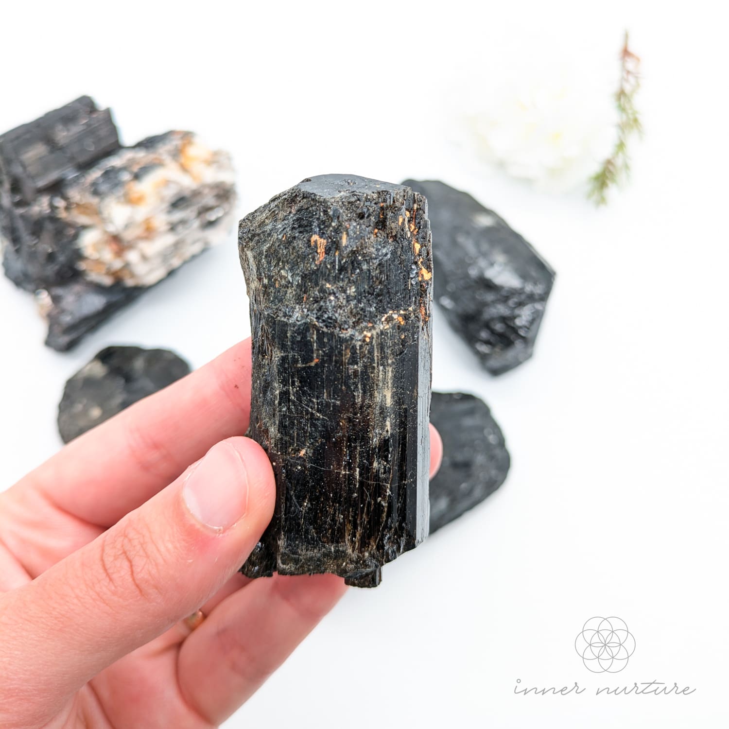 Black Tourmaline Rough | Crystal Shop Australia - Inner Nurture