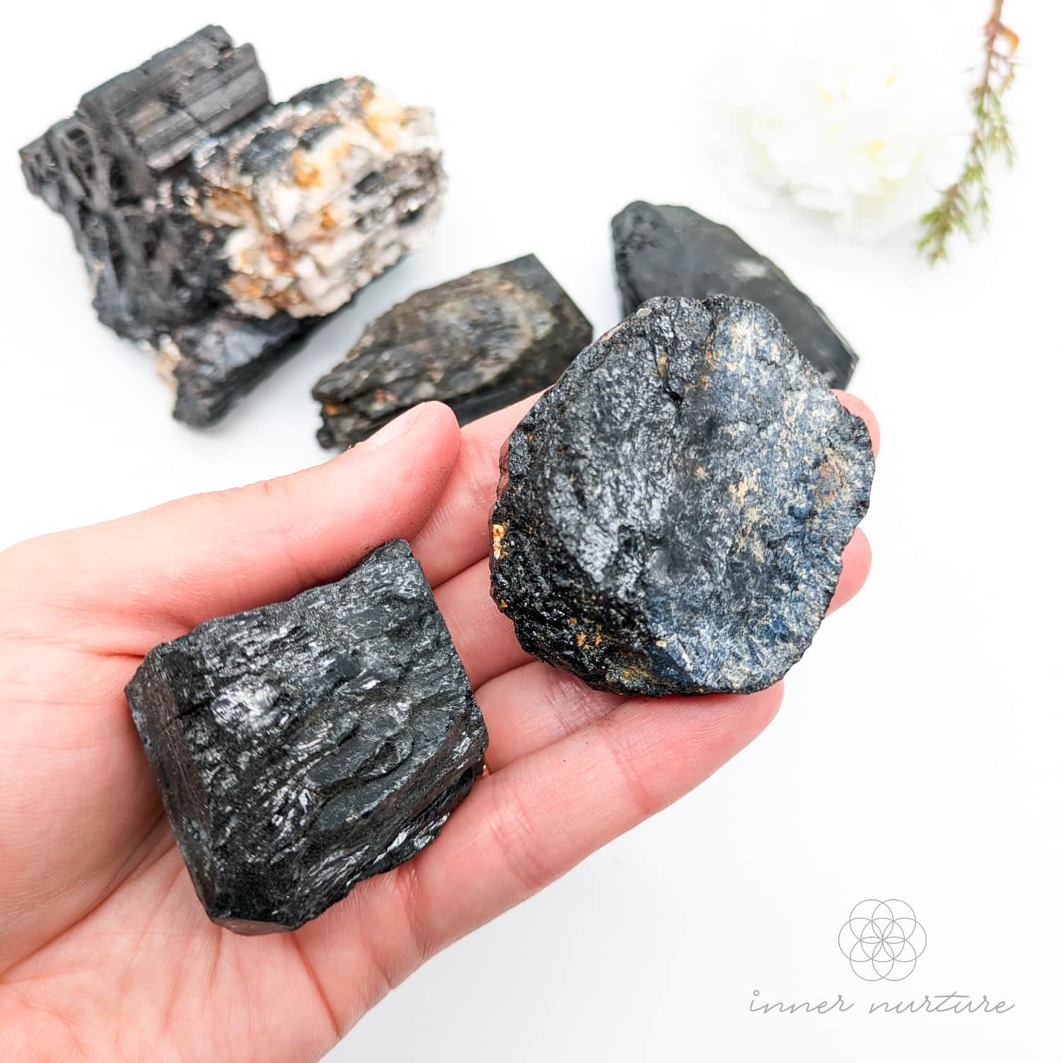 Black Tourmaline Rough | Crystal Shop Australia - Inner Nurture