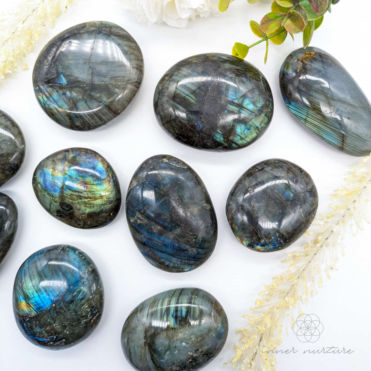 Labradorite Palm Stone