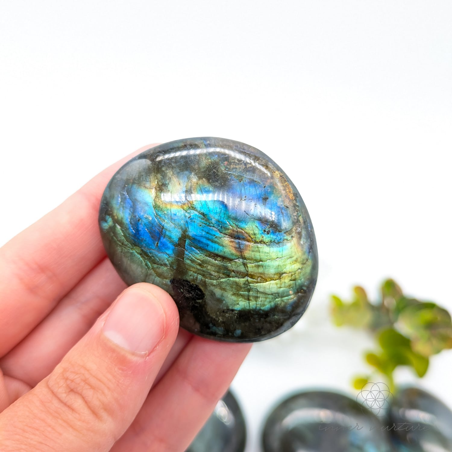 Labradorite Palm Stone