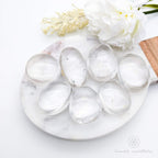 Clear Quartz Palm Stone - Crystals Australia