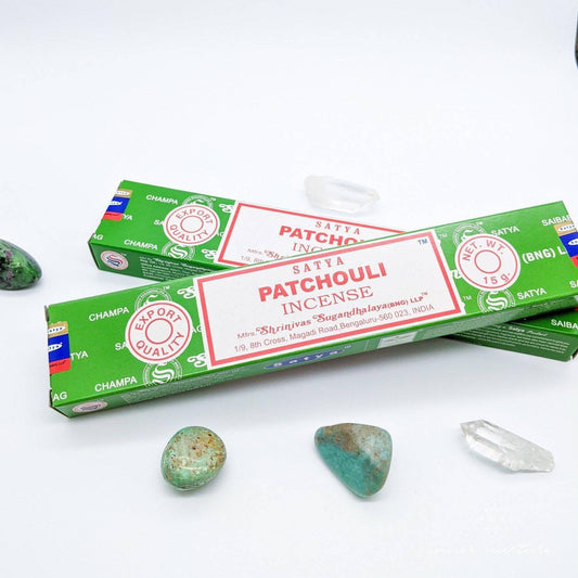 Patchouli Incense - Satya - Crystal Shop Australia | Inner Nurture - Ethically Sourced - Buy Crystals Online