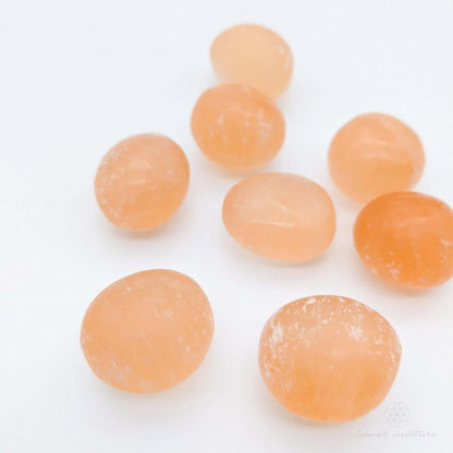 Peach Selenite Tumble - Crystal Shop Australia | Inner Nurture - Ethically Sourced - Buy Crystals Online