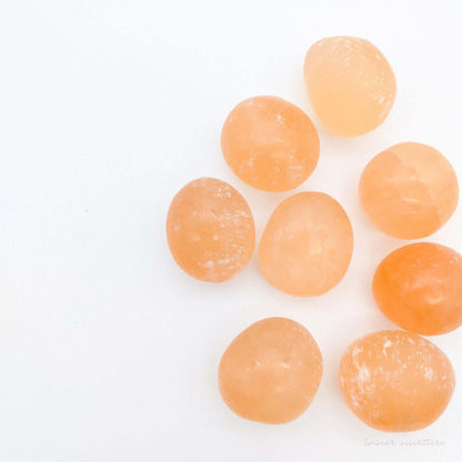Peach Selenite Tumble - Crystal Shop Australia | Inner Nurture - Ethically Sourced - Buy Crystals Online