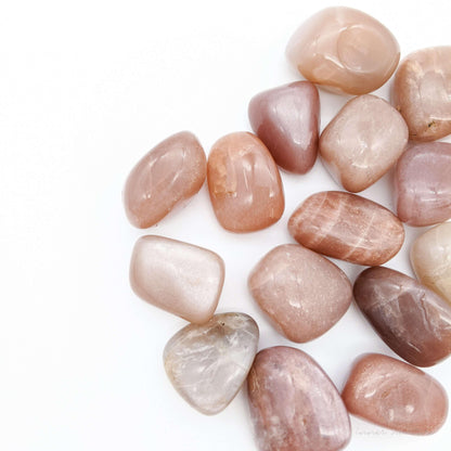 Pink Moonstone Tumble - Crystal Shop Australia | Inner Nurture - Ethically Sourced - Buy Crystals Online