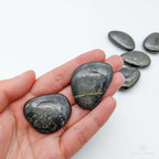 Hematite Palm Stone | Small - Crystal Shop Australia | Inner Nurture - Ethically Sourced - Buy Crystals Online