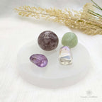 Selenite Charging Plate - Round | 10cm - Crystal Shop Australia | Inner Nurture - Ethically Sourced - Buy Crystals Online