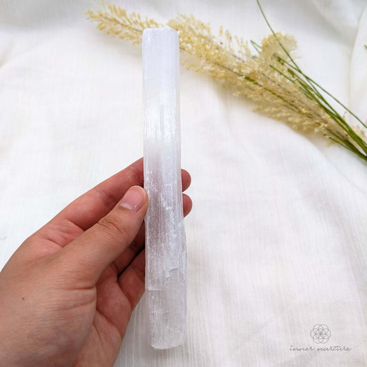 Selenite Cleansing Wand - Crystal Shop Australia | Inner Nurture - Ethically Sourced - Buy Crystals Online