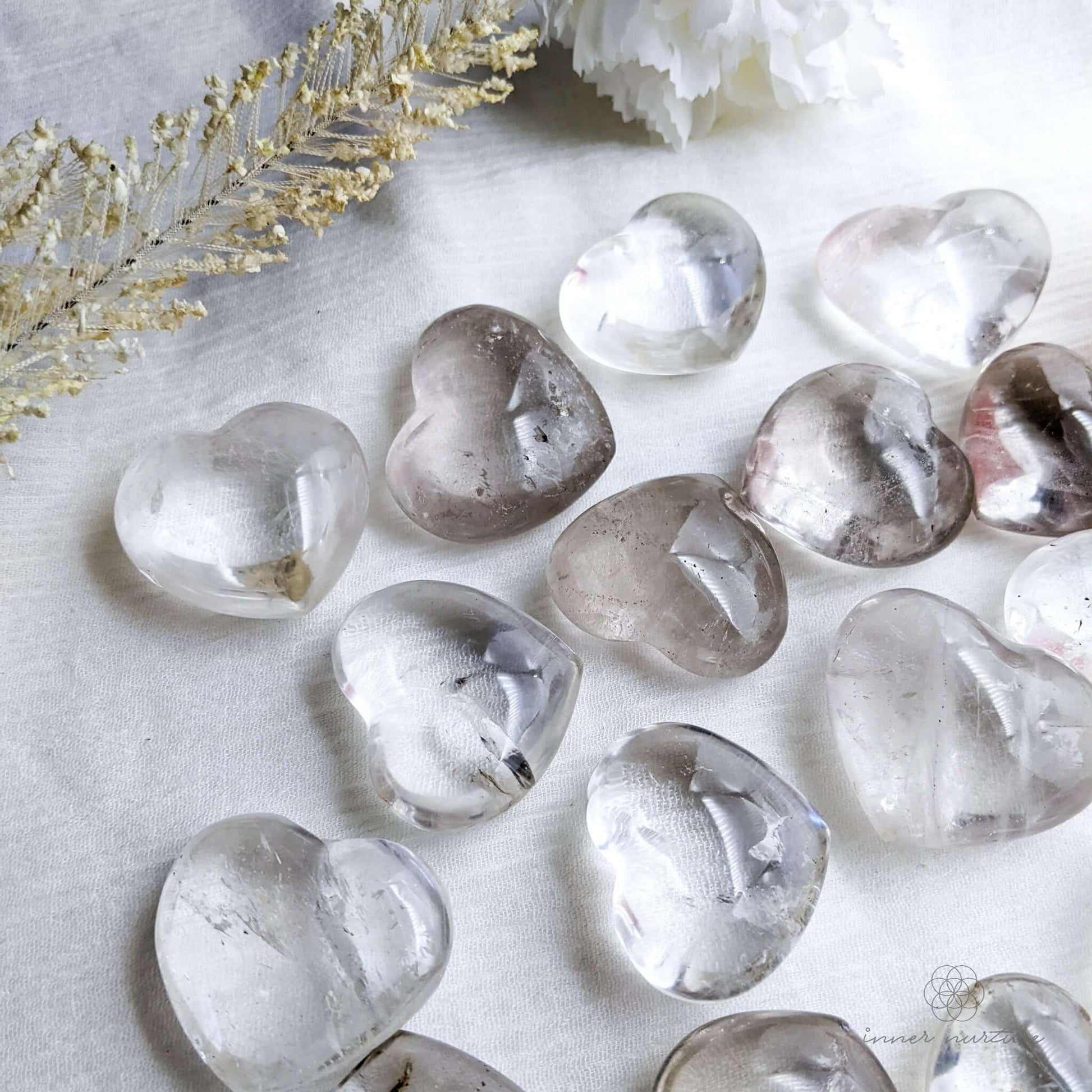 Clear Quartz Heart - Crystal Shop Australia | Inner Nurture - Ethically Sourced - Buy Crystals Online