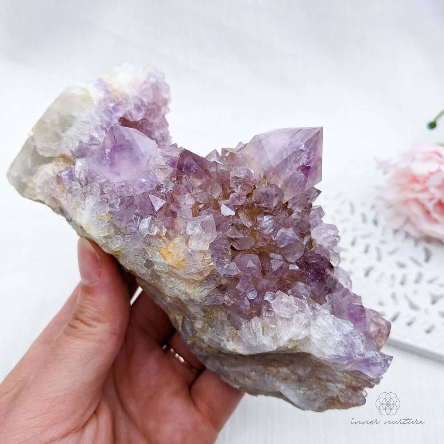 Spirit Quartz Cluster | 470g - Crystal Shop Australia | Inner Nurture - Ethically Sourced - Buy Crystals Online