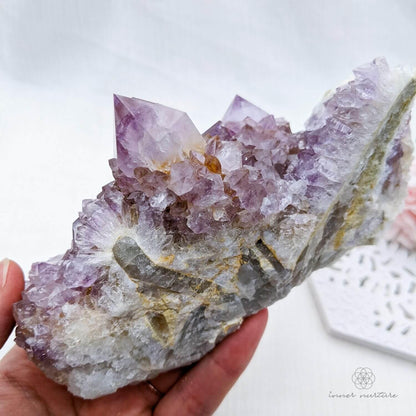 Spirit Quartz Cluster | 470g - Crystal Shop Australia | Inner Nurture - Ethically Sourced - Buy Crystals Online