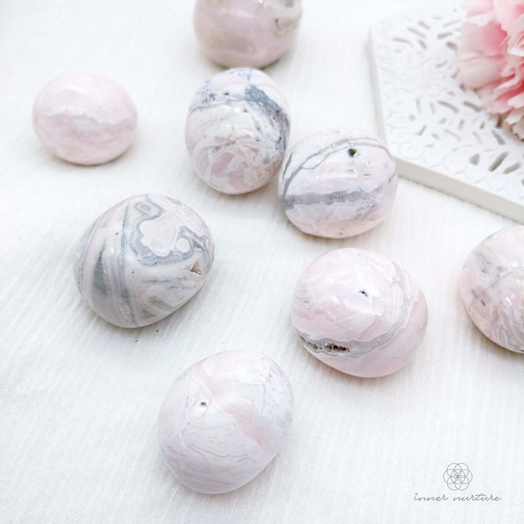 Mangano Calcite Tumble - Crystal Shop Australia | Inner Nurture - Ethically Sourced - Buy Crystals Online