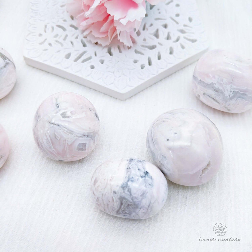 Mangano Calcite Tumble - Crystal Shop Australia | Inner Nurture - Ethically Sourced - Buy Crystals Online