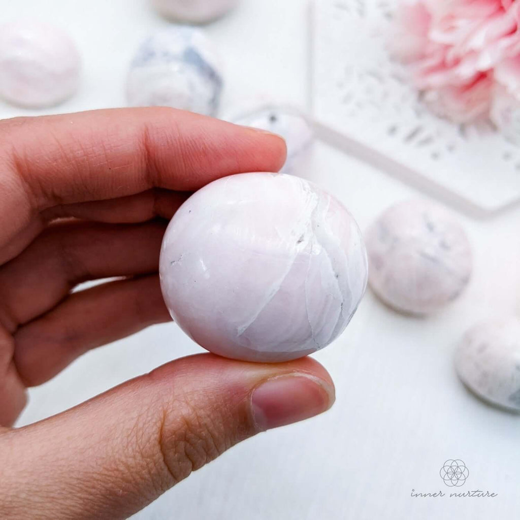 Mangano Calcite Tumble - Crystal Shop Australia | Inner Nurture - Ethically Sourced - Buy Crystals Online