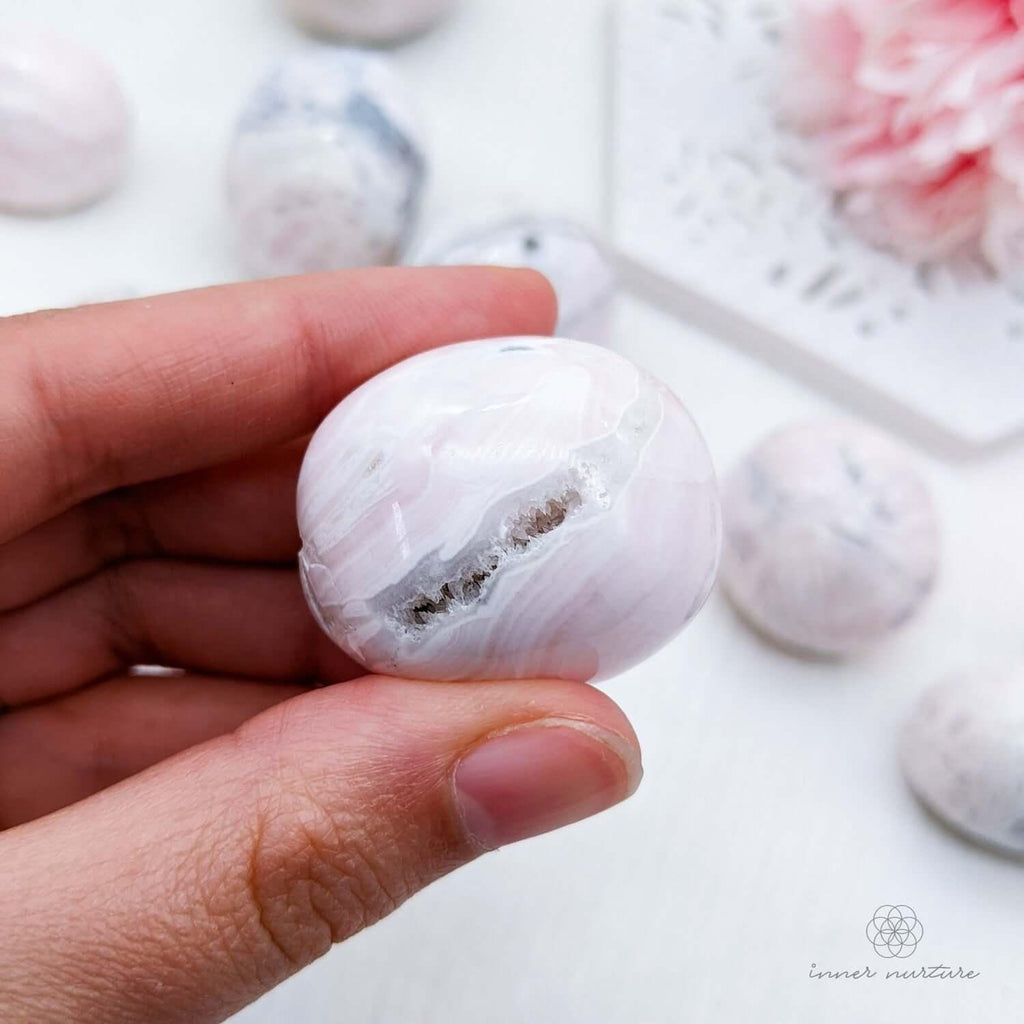 Mangano Calcite Tumble - Crystal Shop Australia | Inner Nurture - Ethically Sourced - Buy Crystals Online