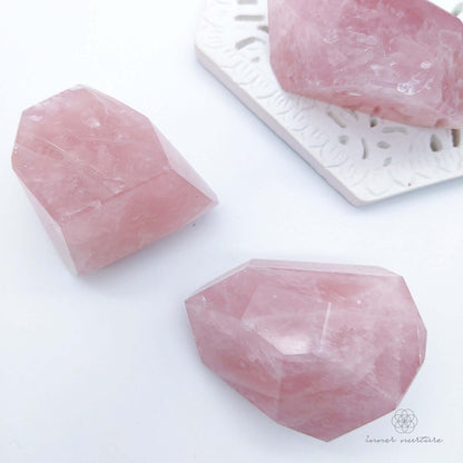 Rose Quartz Free Form - Crystal Shop Australia | Inner Nurture - Ethically Sourced - Buy Crystals Online