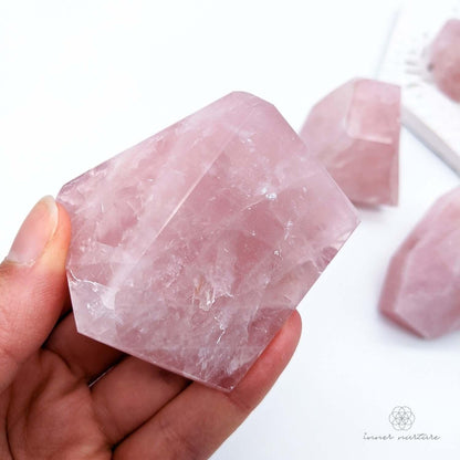 Rose Quartz Free Form - Crystal Shop Australia | Inner Nurture - Ethically Sourced - Buy Crystals Online