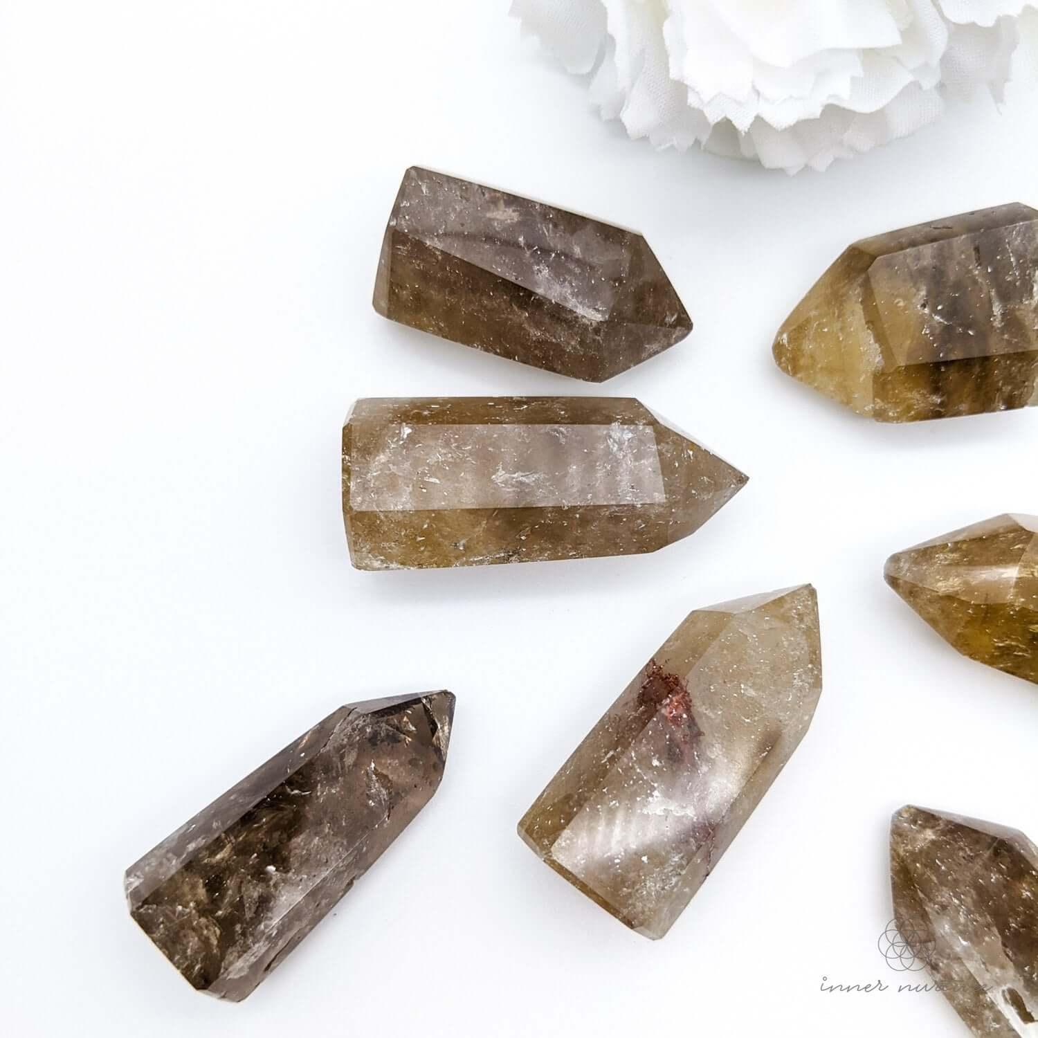 Natural Smoky Citrine Tower - Online Crystal Shop Australia | Inner Nurture - Ethically Sourced