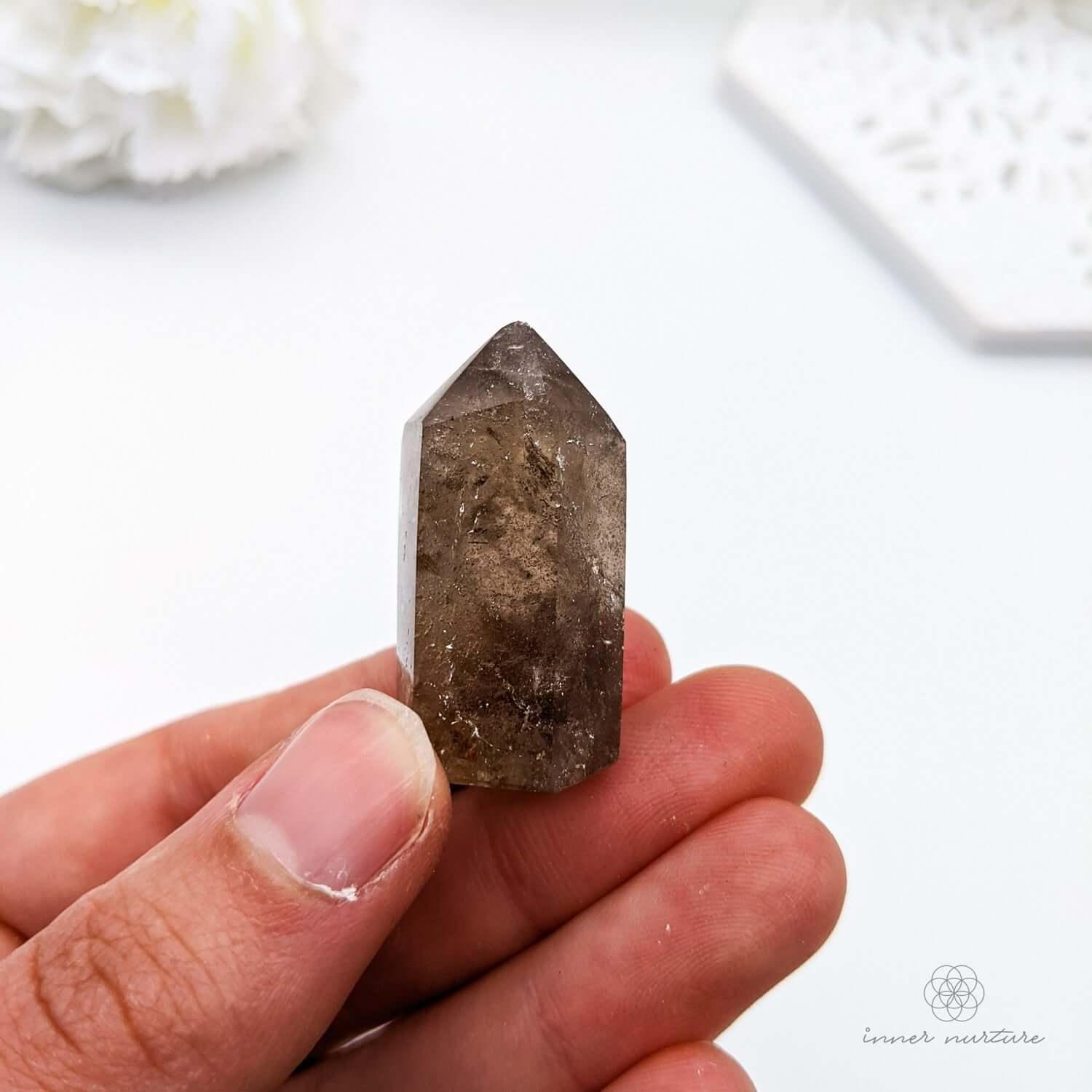Natural Smoky Citrine Tower - Online Crystal Shop Australia | Inner Nurture - Ethically Sourced