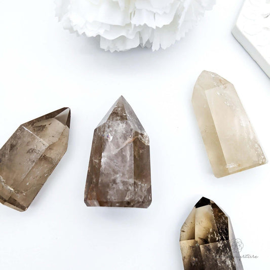 Natural Smoky Citrine Tower - Online Crystal Shop Australia | Inner Nurture - Ethically Sourced