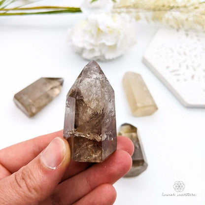 Natural Smoky Citrine Tower - Online Crystal Shop Australia | Inner Nurture - Ethically Sourced