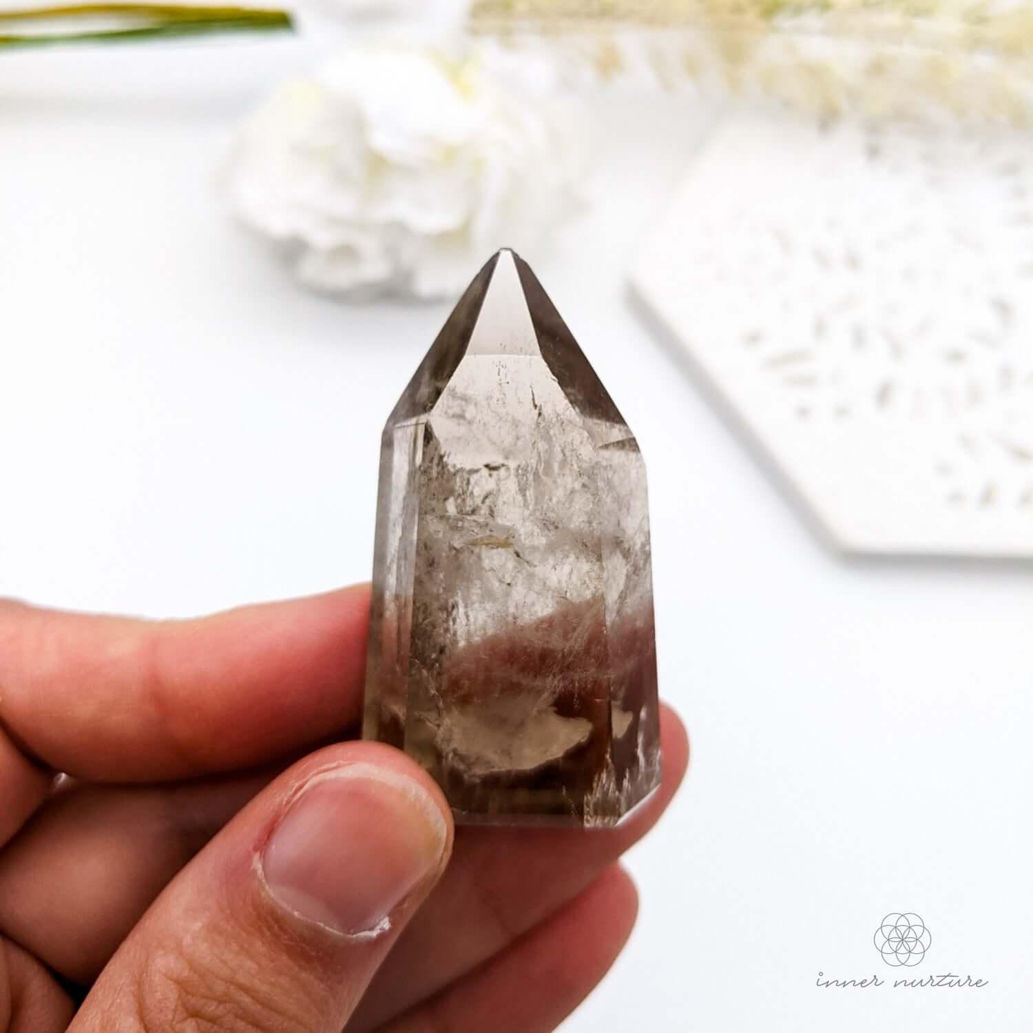 Natural Smoky Citrine Tower - Online Crystal Shop Australia | Inner Nurture - Ethically Sourced
