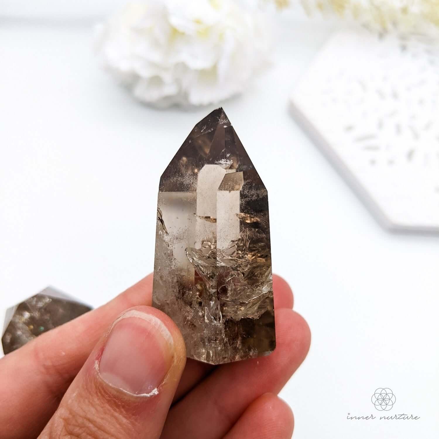 Natural Smoky Citrine Tower - Online Crystal Shop Australia | Inner Nurture - Ethically Sourced