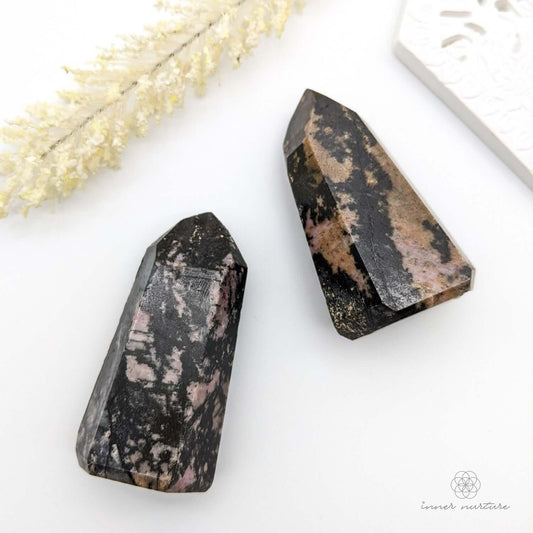 Rhodonite Tower - Online Crystal Shop Australia | Inner Nurture - Ethically Sourced