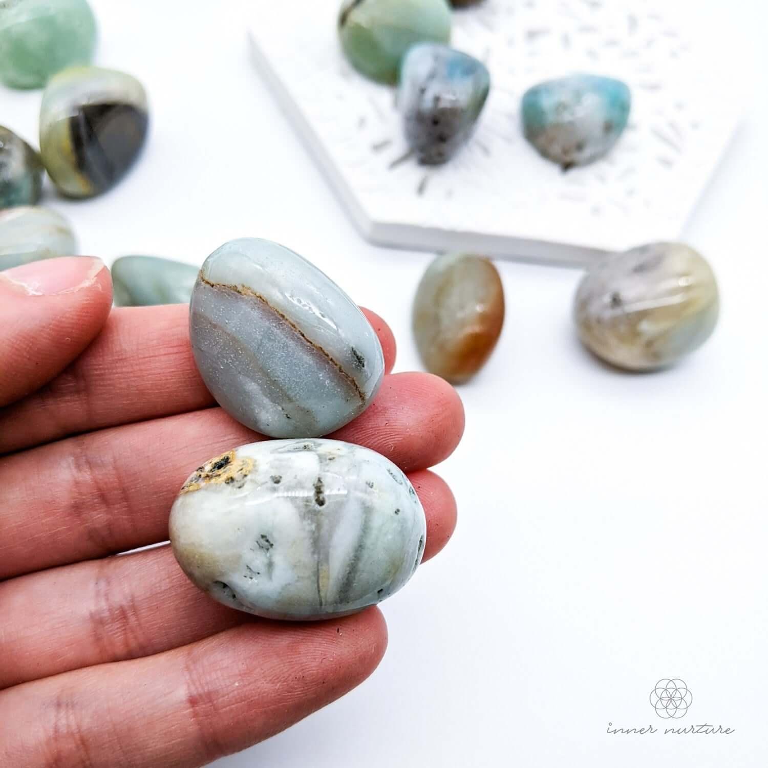 Amazonite Tumble (Blue) - Online Crystal Shop Australia | Inner Nurture - Ethically Sourced